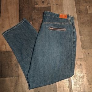 Calvin Klein Straight Leg High Rise Jeans